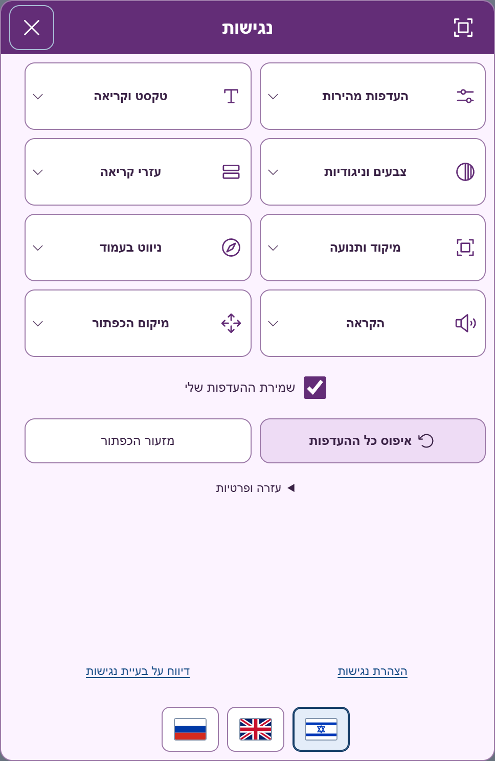 PRO · שזיף · קווי
