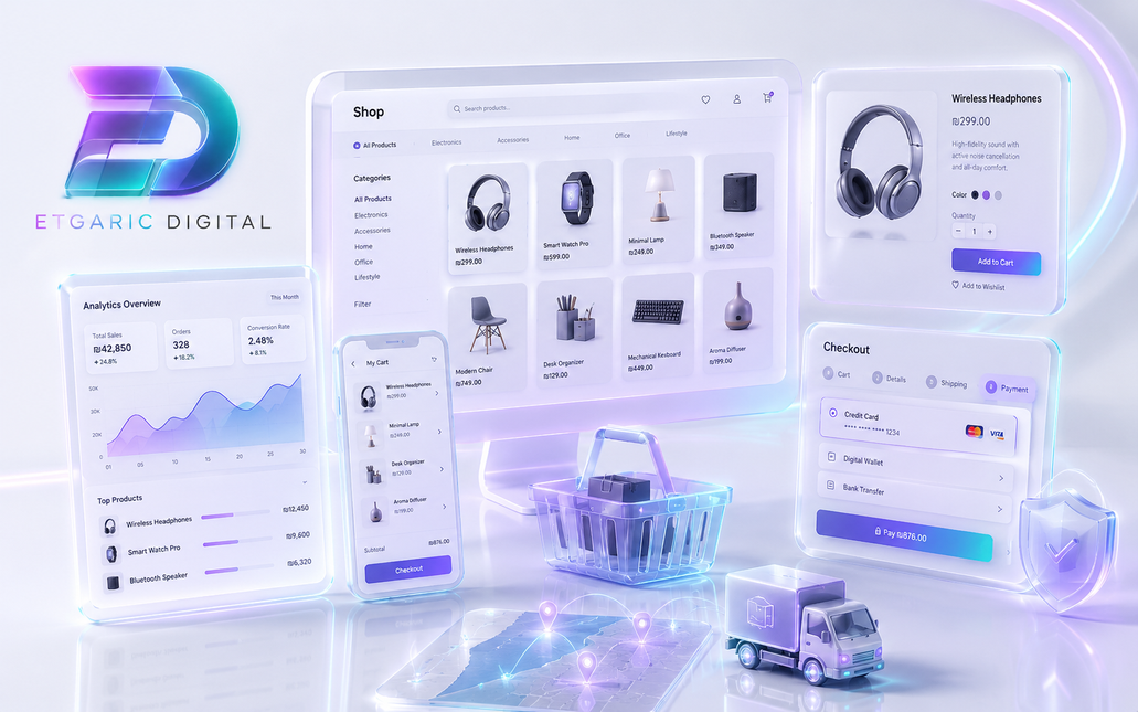 בניית חנות WooCommerce למכירות בישראל לעסקים בישראל
